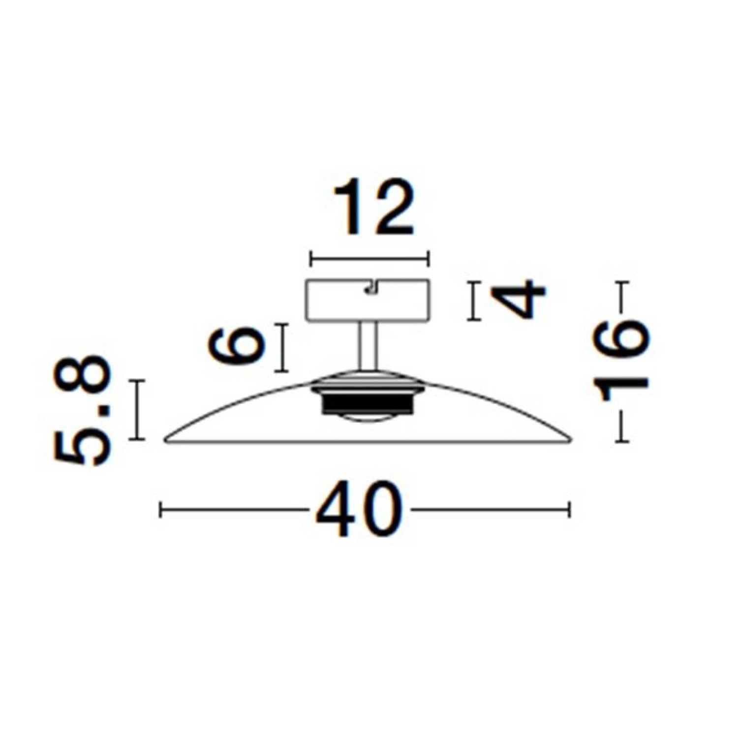 Детайлно изображение на Плафон Polifemo Up&Down Nova Luce | 12W | 3000K | Ø40cm Снимка на Плафон Polifemo Up&Down Nova Luce | 12W | 3000K | Ø40cm