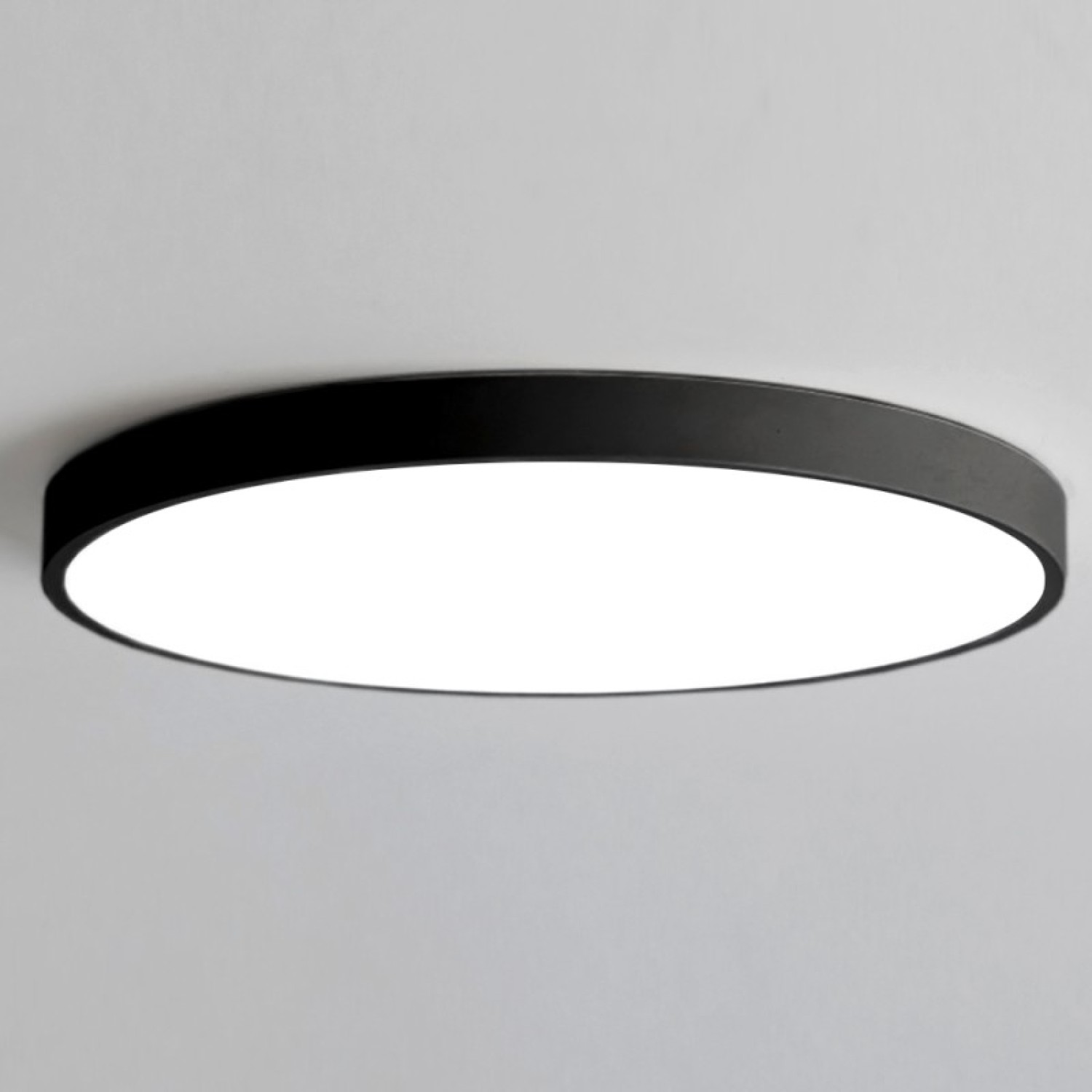 Детайлно изображение на Кръгла LED плафониера Veny M | Ø40-60cm | 3000K | Черна Снимка на Кръгла LED плафониера Veny M | Ø40-60cm | 3000K | Черна