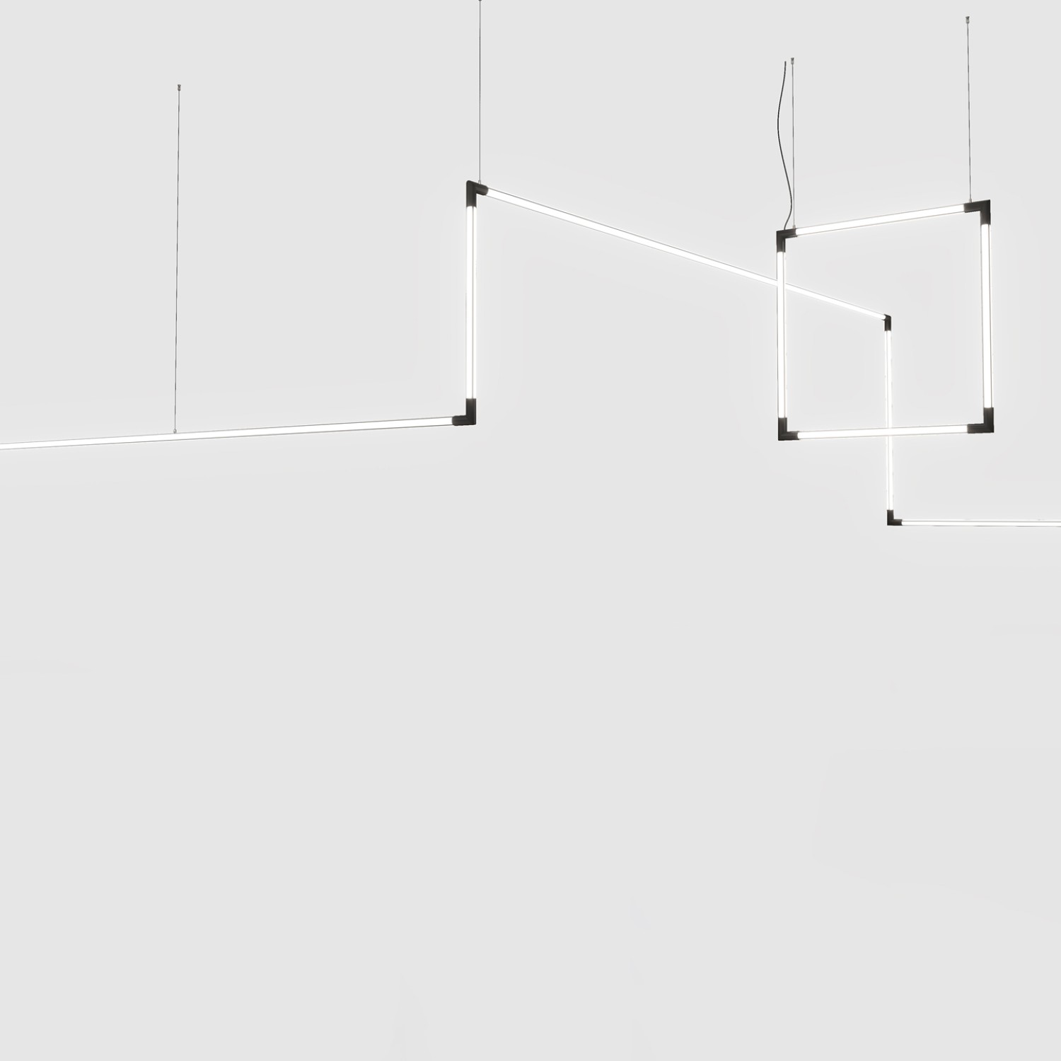 Снимка на LED светеща тръба с 360° ефект Mesh 360 – Ø36 x 2500 мм - Висящи лампи
