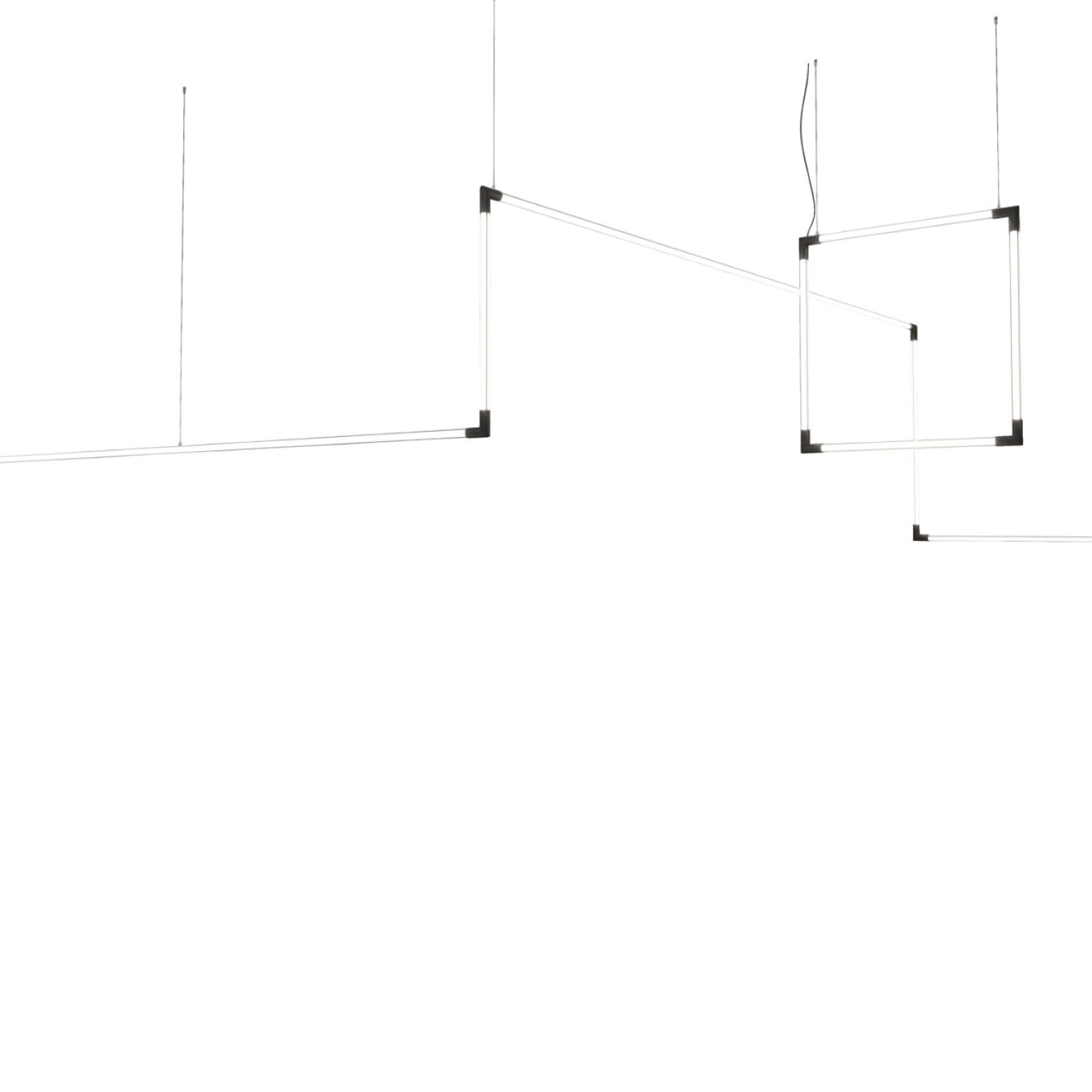 Снимка на LED светеща тръба с 360° ефект Mesh 360 – Ø36 x 2500 мм - Висящи лампи