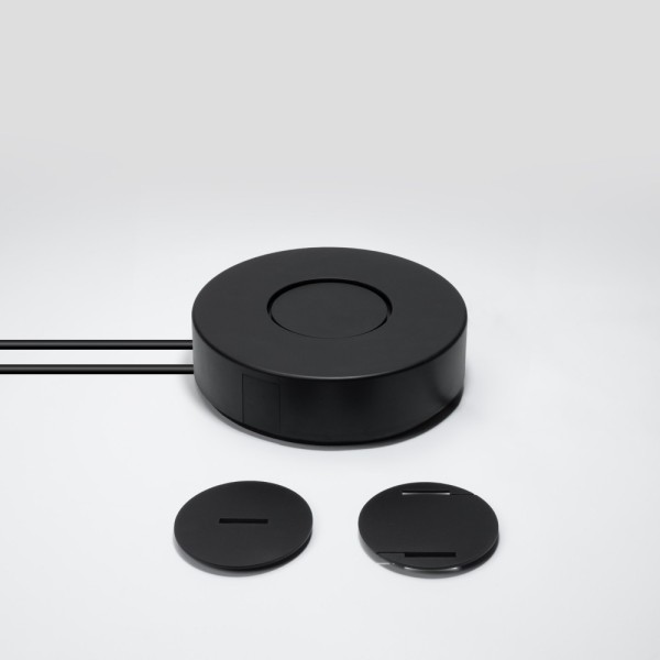 Снимка на Кръгла подова захранваща розетка ОМ за колан Belt (100W) - Belt System 25mm