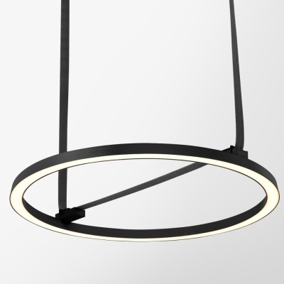 Висящ кръгъл LED полилей Cool Belt | Елегантен ринг дизайн | Ø80/120 см
