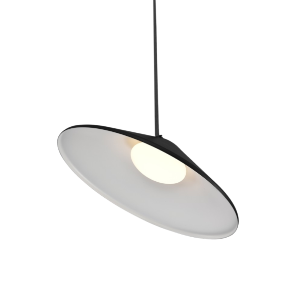 Детайлно изображение на Дизайнерско висящо осветление CAP Belt | Асиметричен рефлектор | Ø60 см Снимка на Дизайнерско висящо осветление CAP Belt | Асиметричен рефлектор | Ø60 см