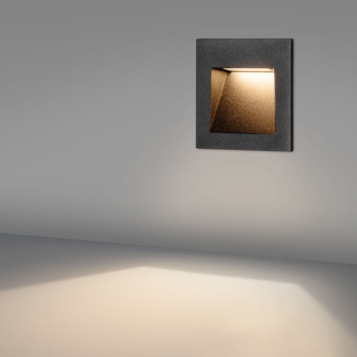 Детайлно изображение на LED луна за стъпала/стълбище Bizarre | За вграждане | IP65 | 2.5W | 3000K Снимка на LED луна за стъпала/стълбище Bizarre | За вграждане | IP65 | 2.5W | 3000K