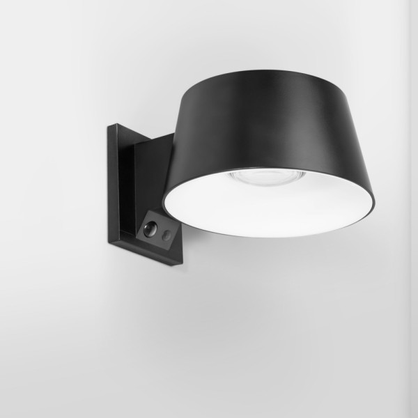 Снимка на Соларен фасаден LED аплик с PIR сензор Ailo | 4.35W | 3000K | IP54