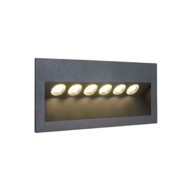 Снимка на Фасаден LED аплик One Light | Антрацит | IP65 | 3000K | 6W
