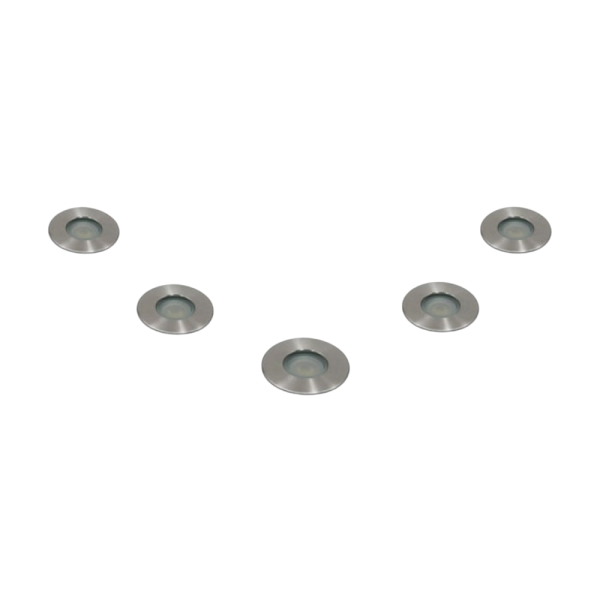Снимка на LED луна за вграждане в земя Point | Inox | IP67 водоустойчива| 3W | 3000K