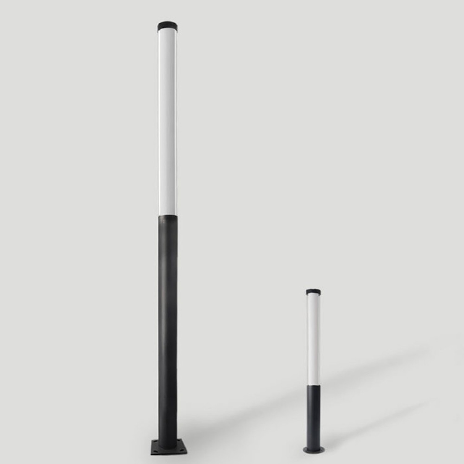 Снимка на Градински цилиндричен LED стълб Polis | 360° ъгъл | IP65 | 4000K