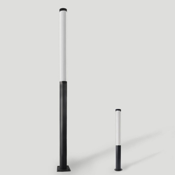 Снимка на Градински цилиндричен LED стълб Polis | 360° ъгъл | IP65 | 4000K