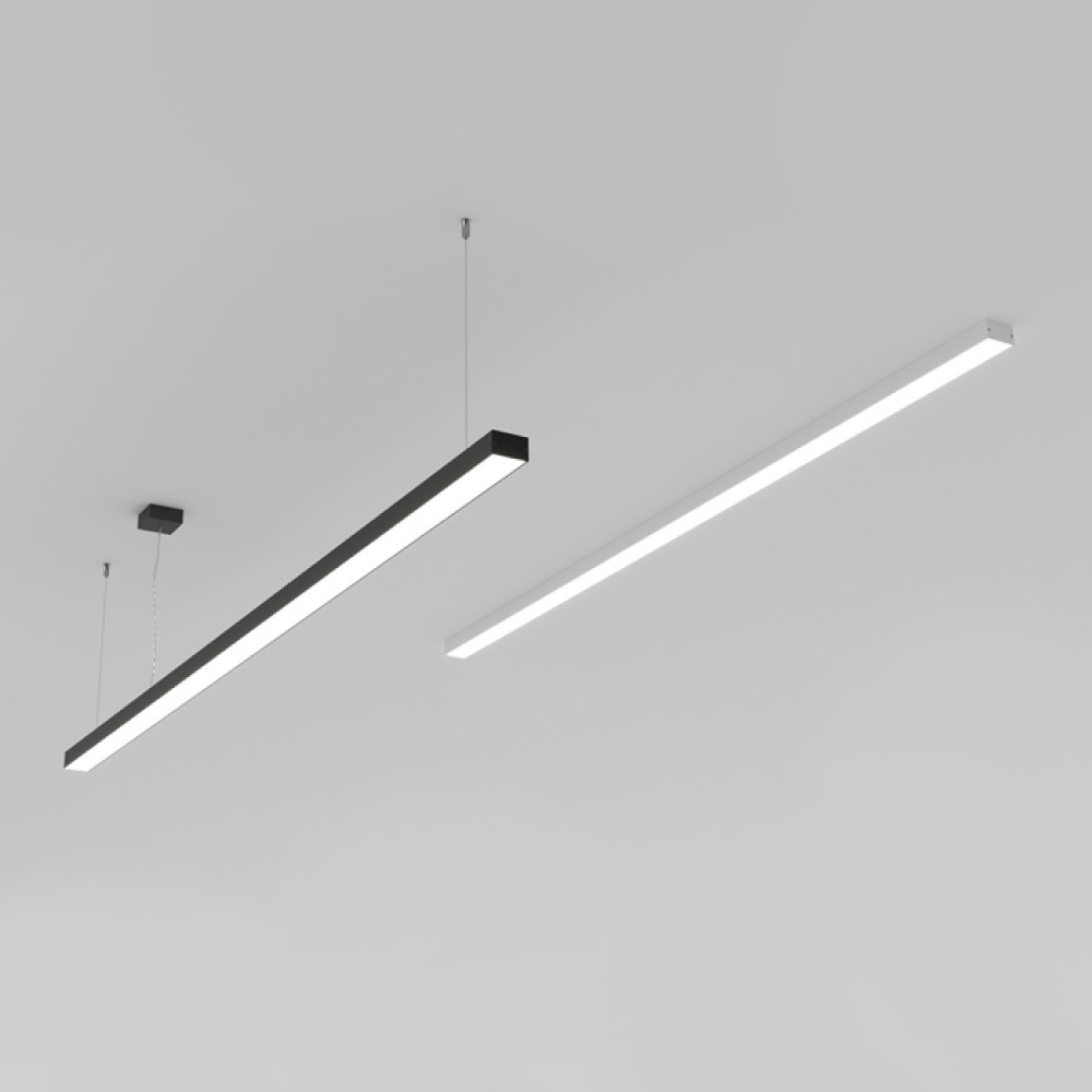 Висящ LED профил S-LINE 48 OM LOW с нисък корпус - 151,00 лв (77.21€) Снимка на Висящ LED профил S-LINE 48 OM LOW с нисък корпус -