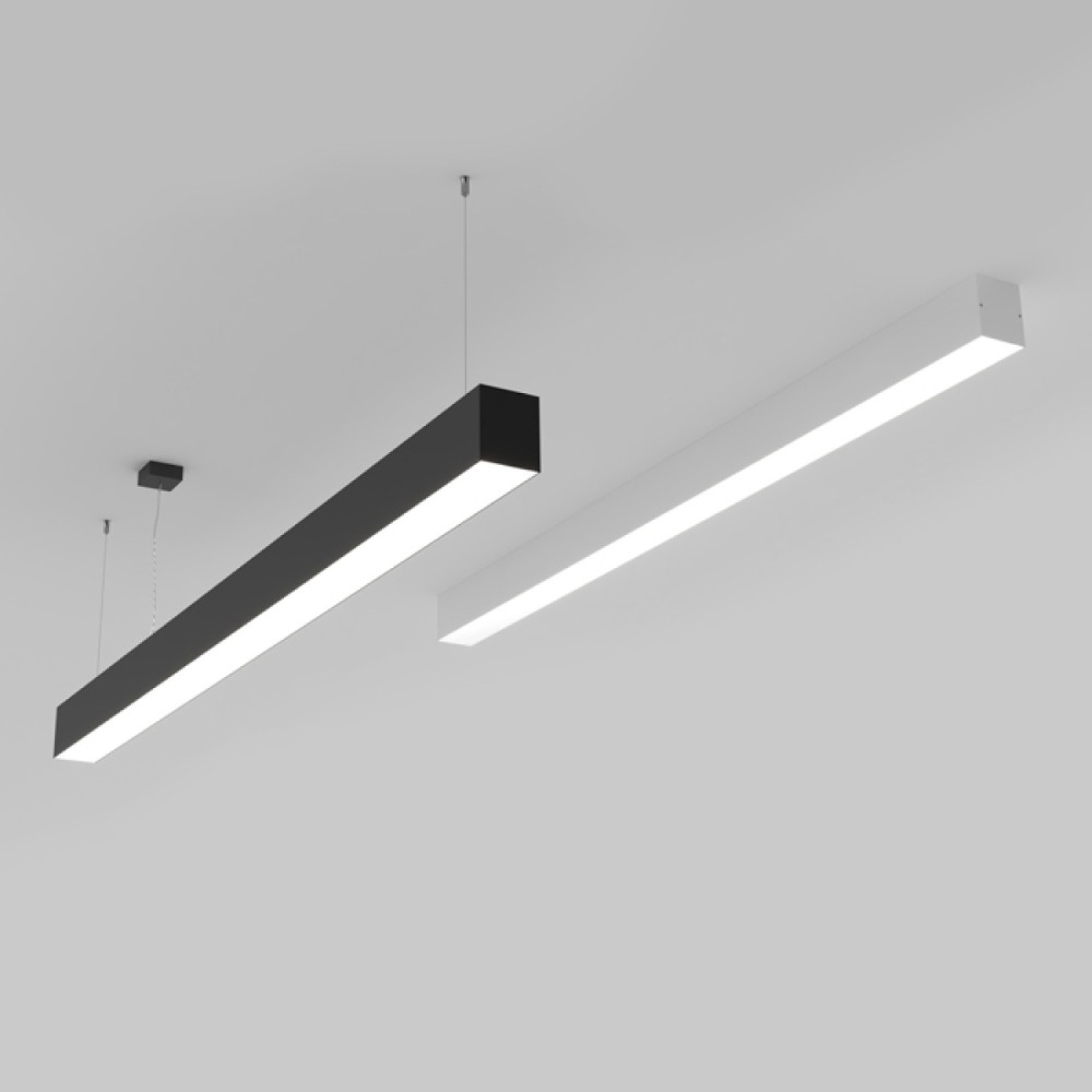 Висящ LED профил S-LINE 78 OM с висока осветеност - 217,00 лв (110.95€) Снимка на Висящ LED профил S-LINE 78 OM с висока осветеност - LED профили