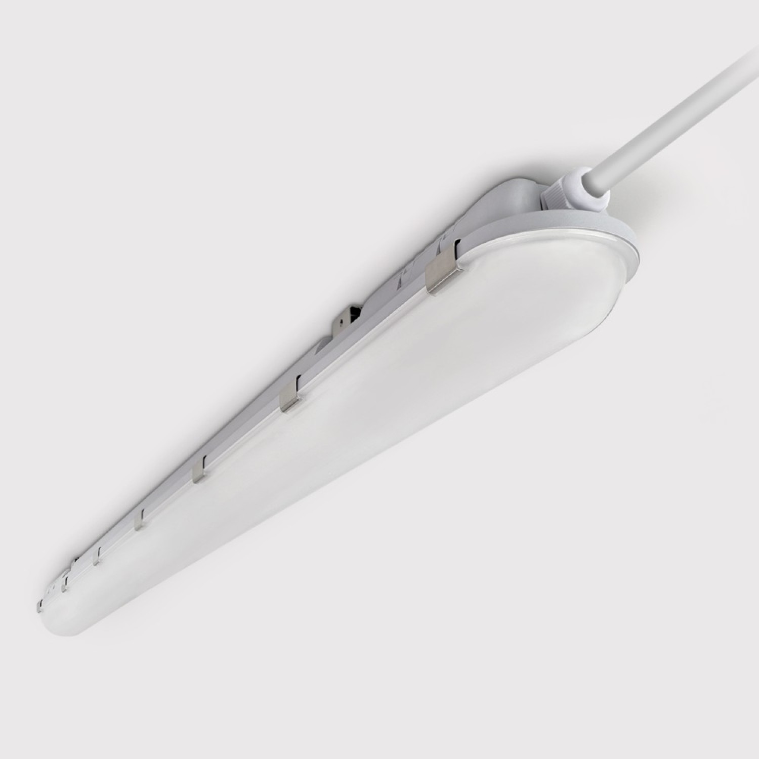 Снимка на Индустриално осветително LED тяло Hermetic Pro | 4000K | IP65 | Бял - Склад и цех