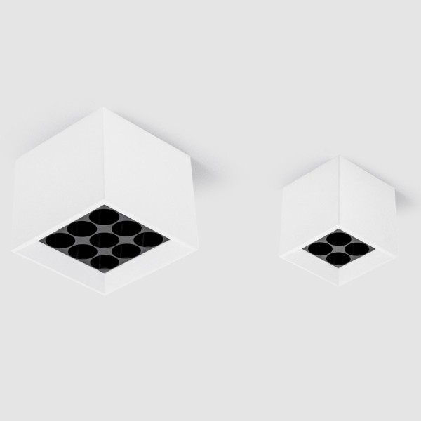 Детайлно изображение на Квадратна LED луна за външен монтаж Cubus | 3000K Снимка на Квадратна LED луна за външен монтаж Cubus | 3000K