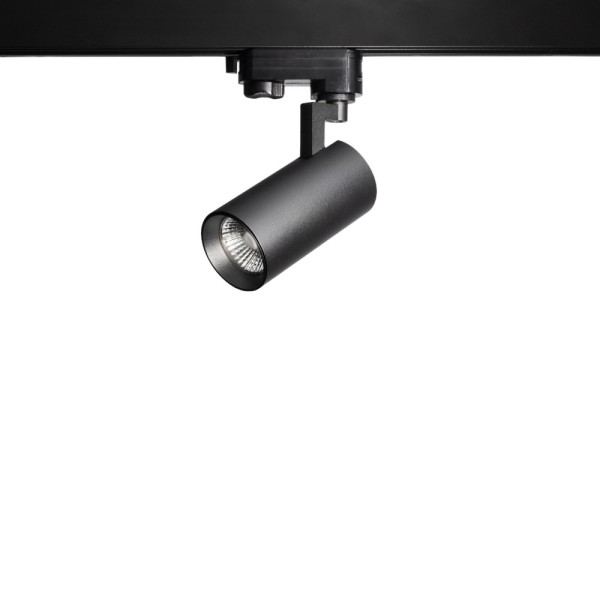 Снимка на Спот за релсова шина Longi GU10 с изчистен цилиндричен дизайн - Релсово осветление