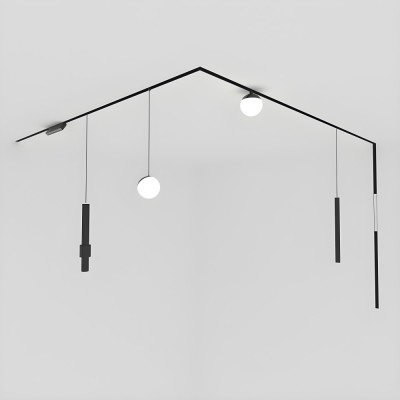 Комплект магнитна шинна система All-in-One Pendant Trimless | Вграден монтаж