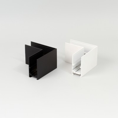 L-връзка за магнитен профил ОМ 23 mm Таван-Таван 80x80 мм