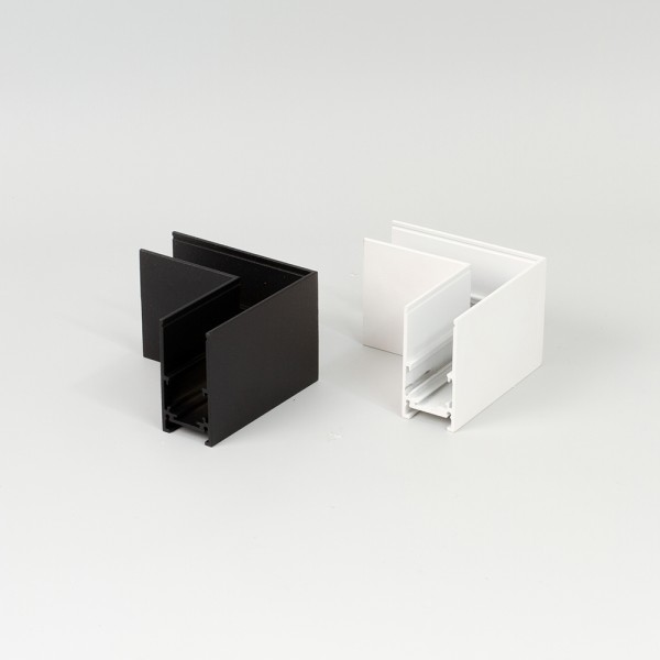 Снимка на L-връзка за магнитен профил ОМ 23 mm Таван-Таван 80x80 мм - Flex Acoustic 23mm