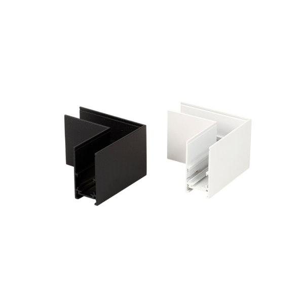 Снимка на L-връзка за магнитен профил ОМ 23 mm Таван-Таван 80x80 мм - Flex Acoustic 23mm