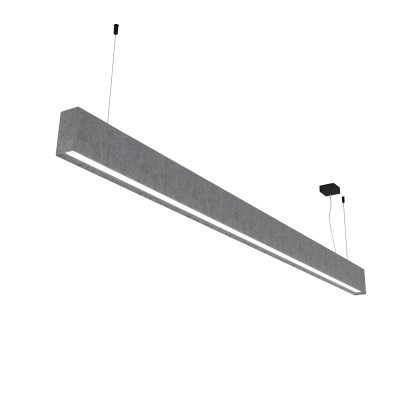 Висящ LED профил с акустичен панел S-LINE 36 OM Acoustic Висящ LED профил с акустичен панел S-LINE 36 OM Acoustic