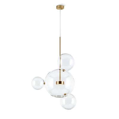 Висяща LED лампа Orbital 4 | 4 стъклени мехурчета | 7W | 3000K Висяща LED лампа Orbital 4 | 4 стъклени мехурчета | 7W | 3000K