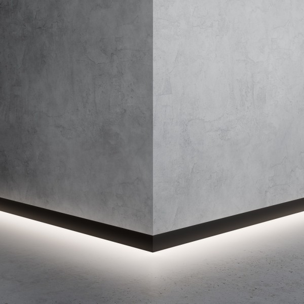 Снимка на Алуминиев профил за LED лента Under Line | 87×17 мм | Скрито LED осветление | 1 метър