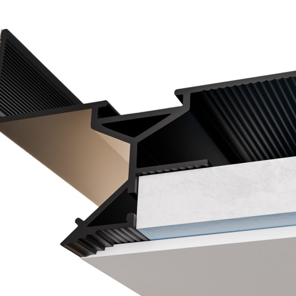 Снимка на Алуминиев профил за сянка Shadow Gap Trimless | 70×60 мм | Ефект плаващ таван | 1 метър