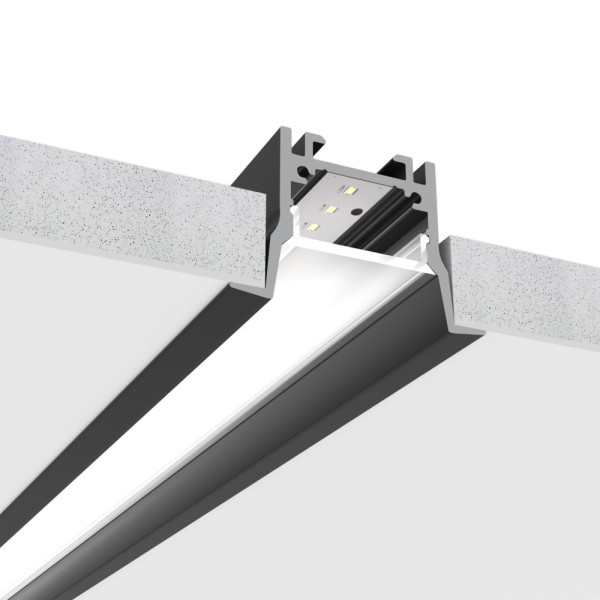 Снимка на Алуминиев профил за LED лента Inside Pro BM | 38×26 мм | За вграждане | 1 метър