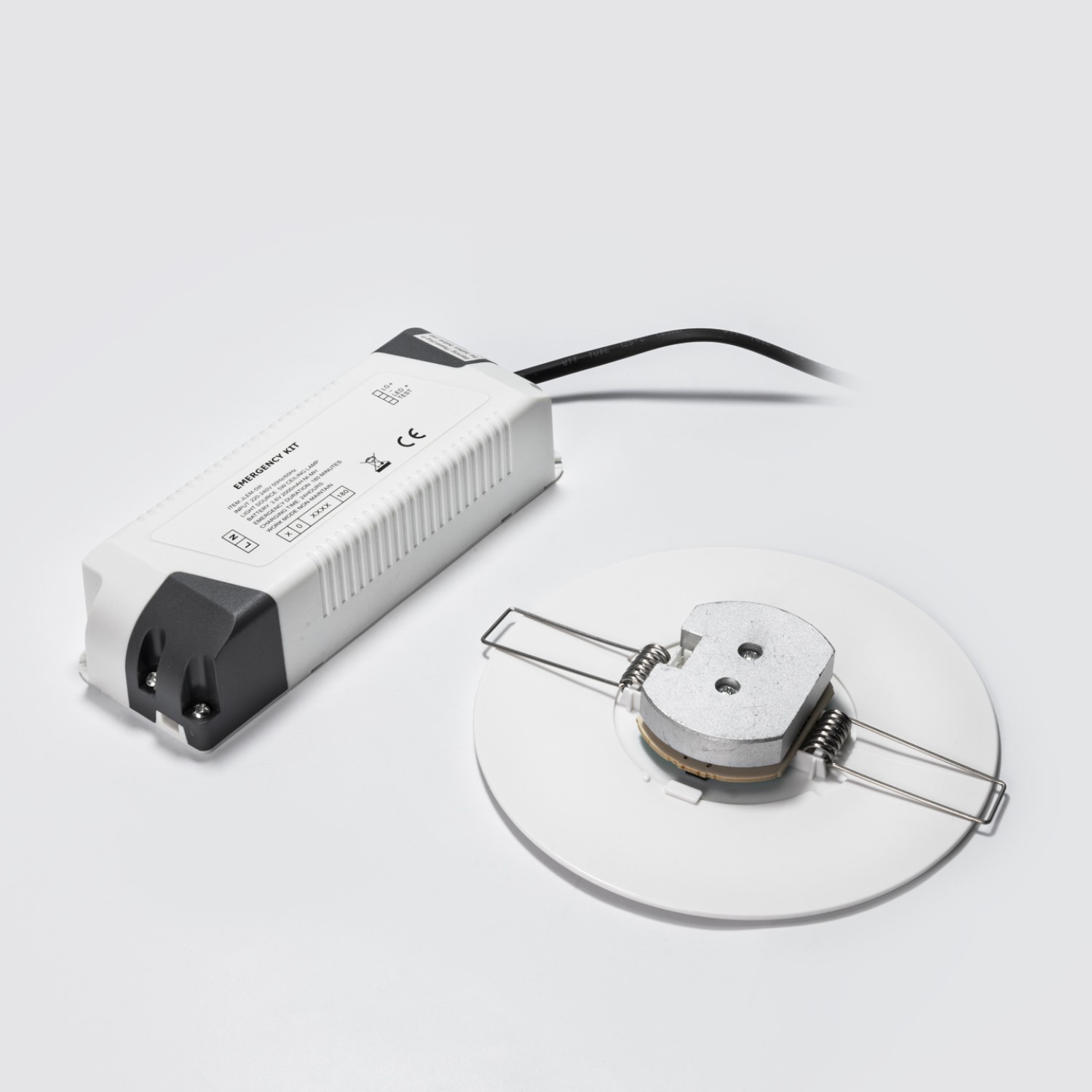 Снимка на LED аварийна лампа за вграждане Scarled | До 3 часа | 5W | IP44
