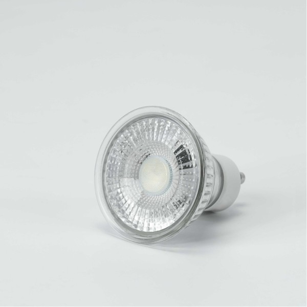 Снимка на Стъклена LED крушка GU10 5W с тесен ъгъл 38° 3000K/4000K - LED крушки