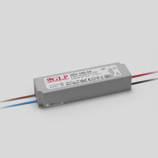 Снимка на Захранване за LED осветление GLP GPV, 24V, 4.2A, IP67 - Захранвания за LED