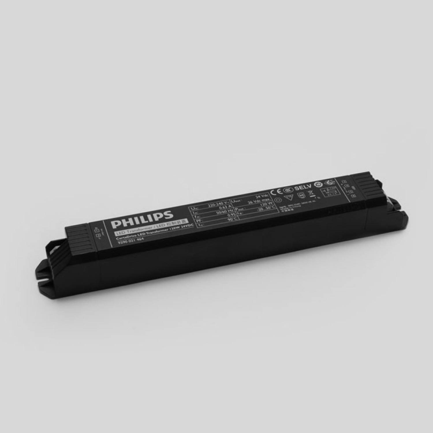 Снимка на Захранване за LED осветление Philips Certa Drive 24V | 30–180W | IP20 | Черен