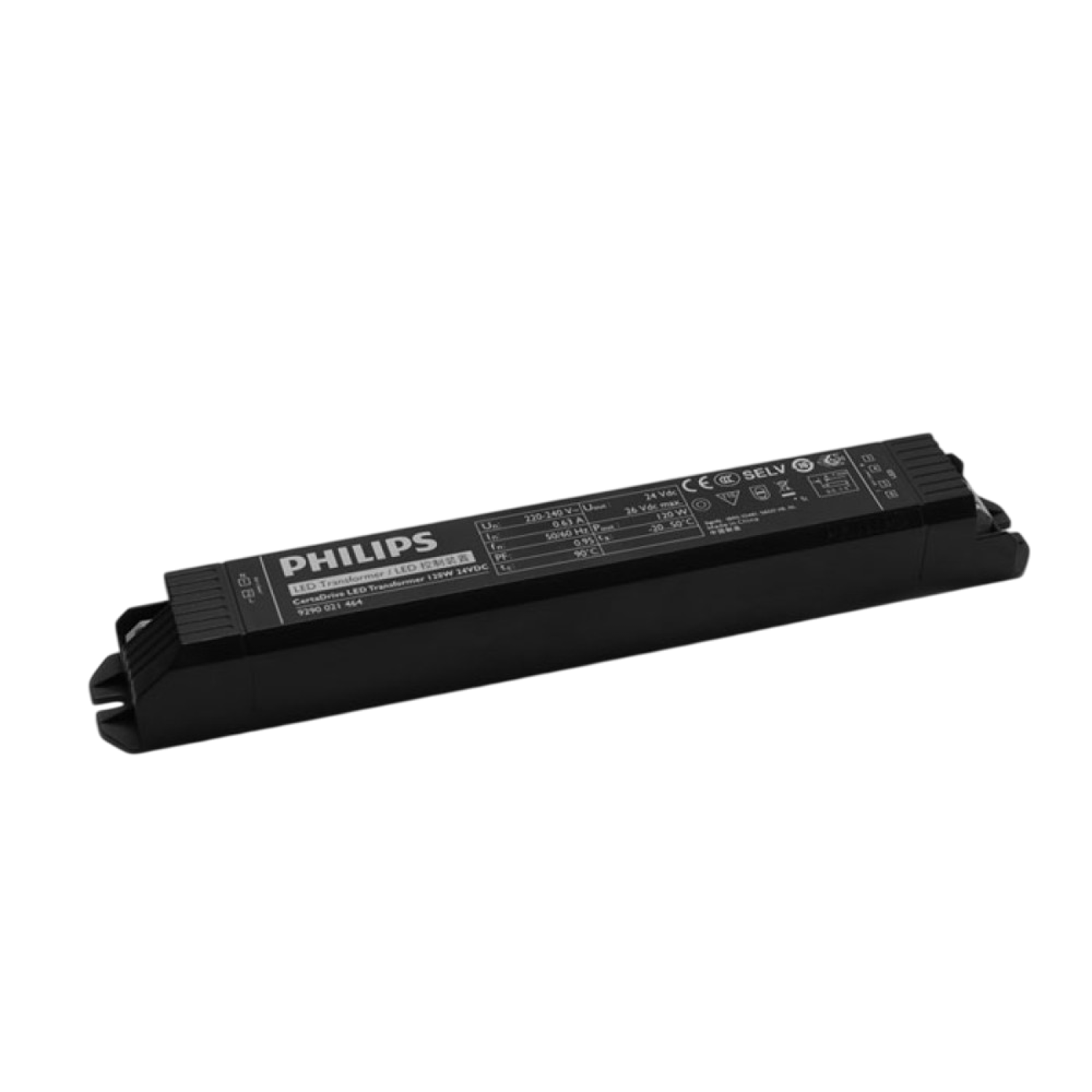 Снимка на Захранване за LED осветление Philips Certa Drive 24V | 30–180W | IP20 | Черен