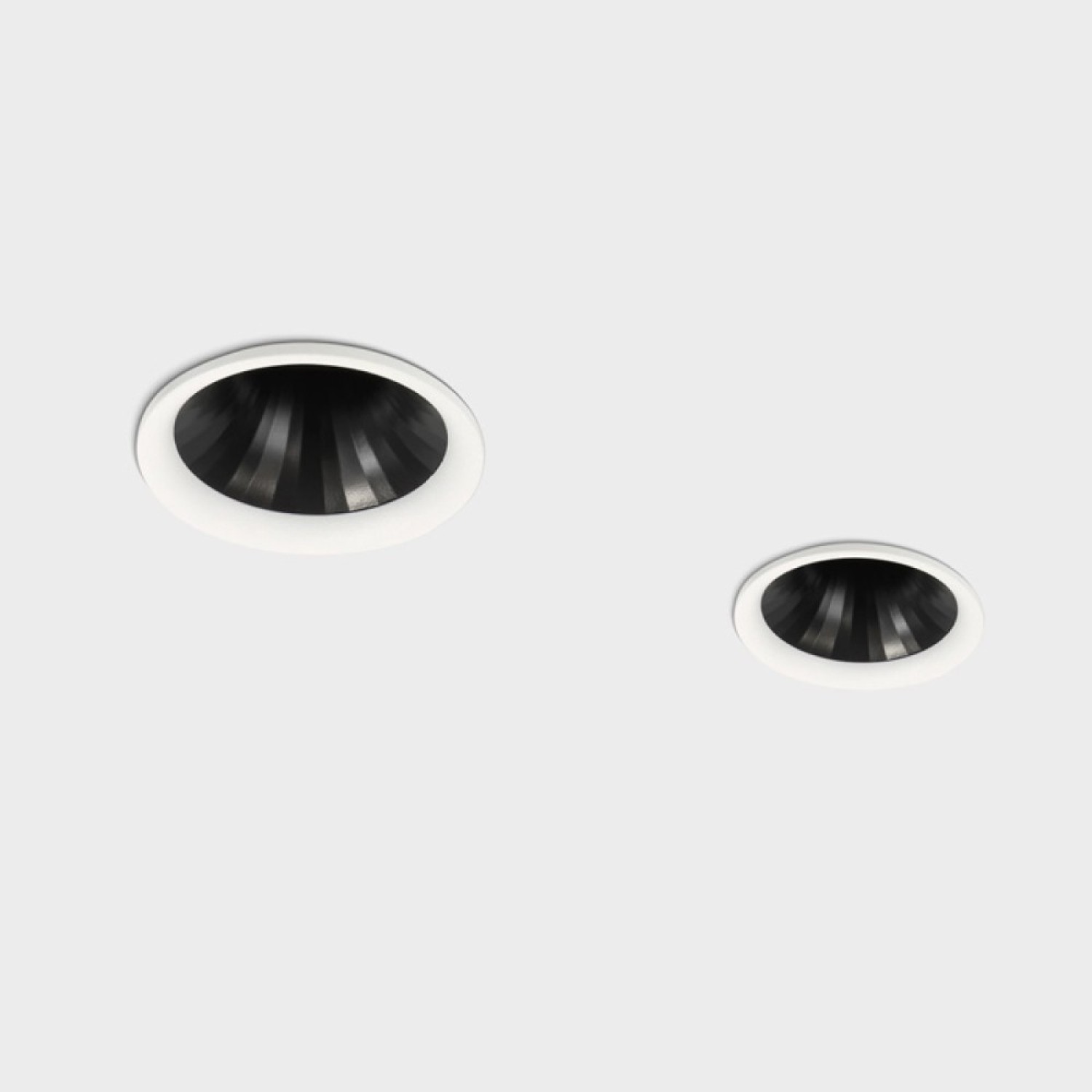 Детайлно изображение на LED луна за вграждане Mizar ST | Черен рефлектор | 12W | 3000K Снимка на LED луна за вграждане Mizar ST | Черен рефлектор | 12W | 3000K