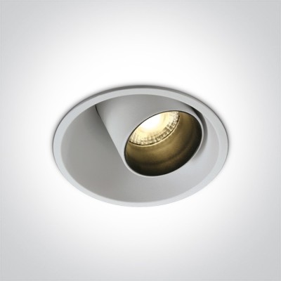 LED луна за вграждане с наклонен корпус One Light | 3000K | 11W