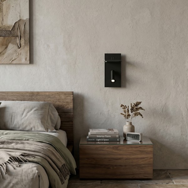 Снимка на Стенен аплик Dock с рафт | USB Type-C | Безжично зарядно