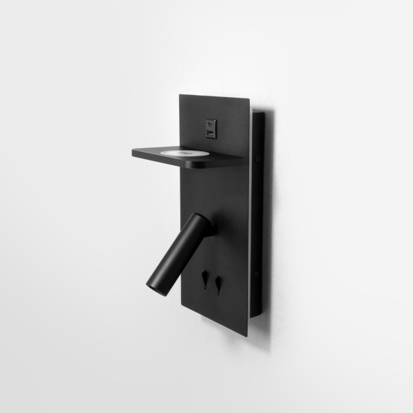 Снимка на Стенен аплик Dock с рафт | USB Type-C | Безжично зарядно