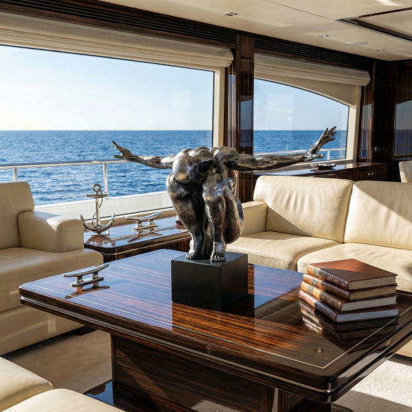 Снимка на Скулптура човешки силует Balance | Разперени ръце | 90cm