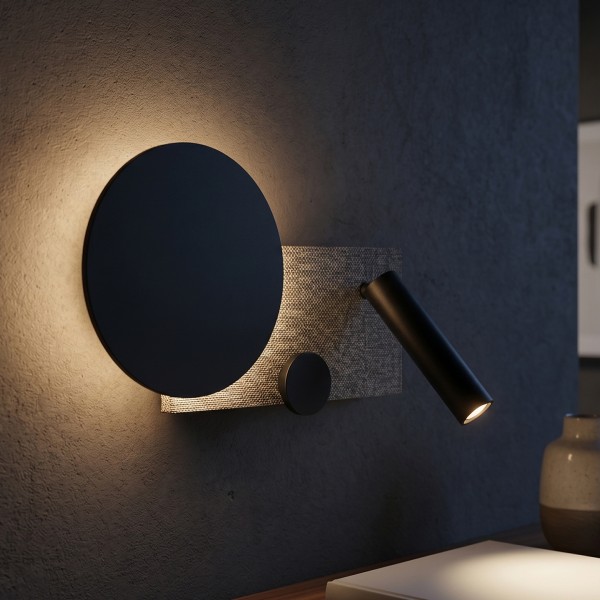 Снимка на Стенен аплик Moka с декоративна и насочена светлина