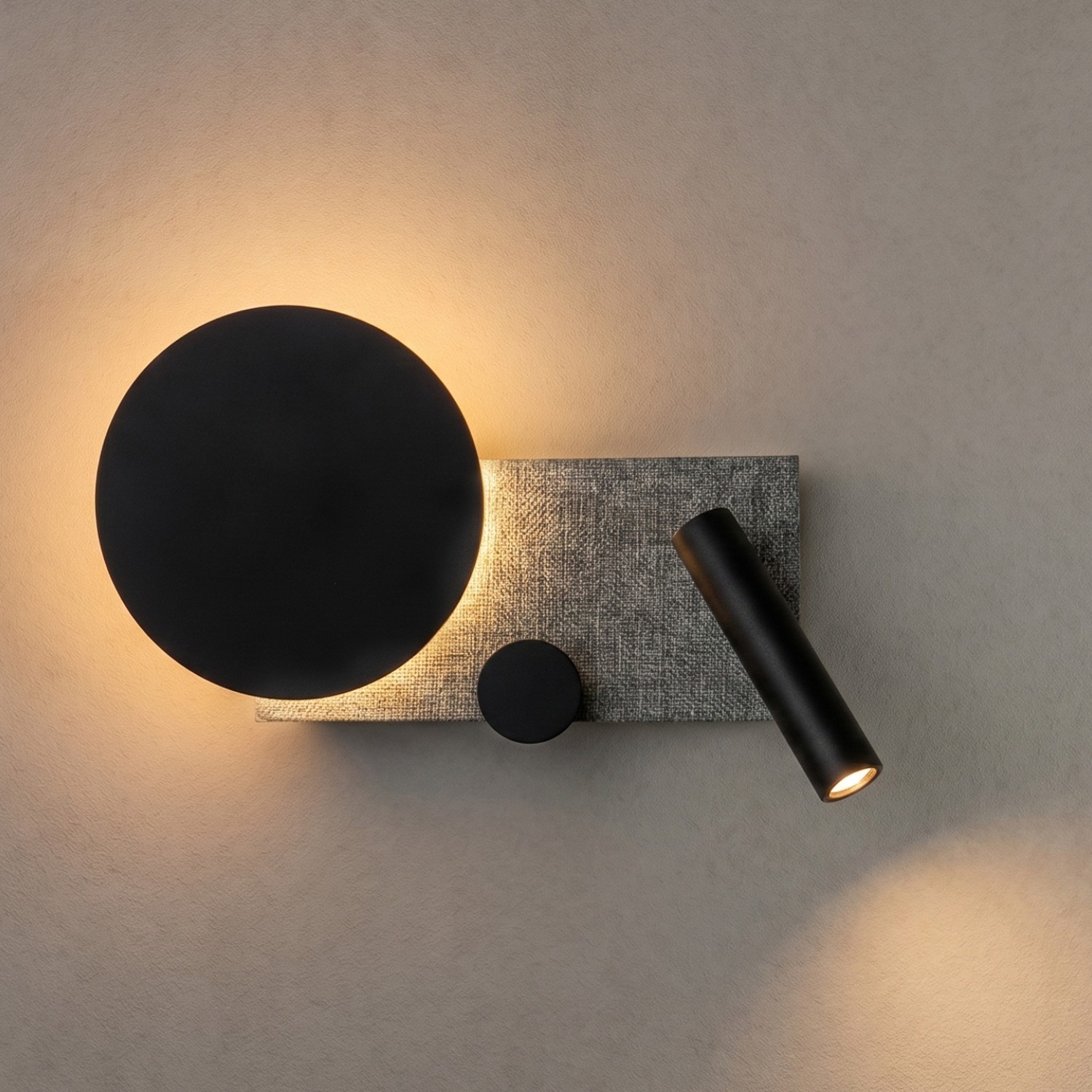 Снимка на Стенен аплик Moka с декоративна и насочена светлина