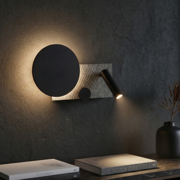 Снимка на Стенен аплик Moka с декоративна и насочена светлина