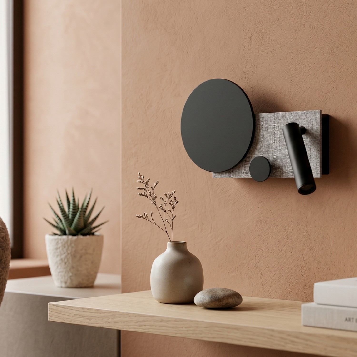 Снимка на Стенен аплик Moka с декоративна и насочена светлина