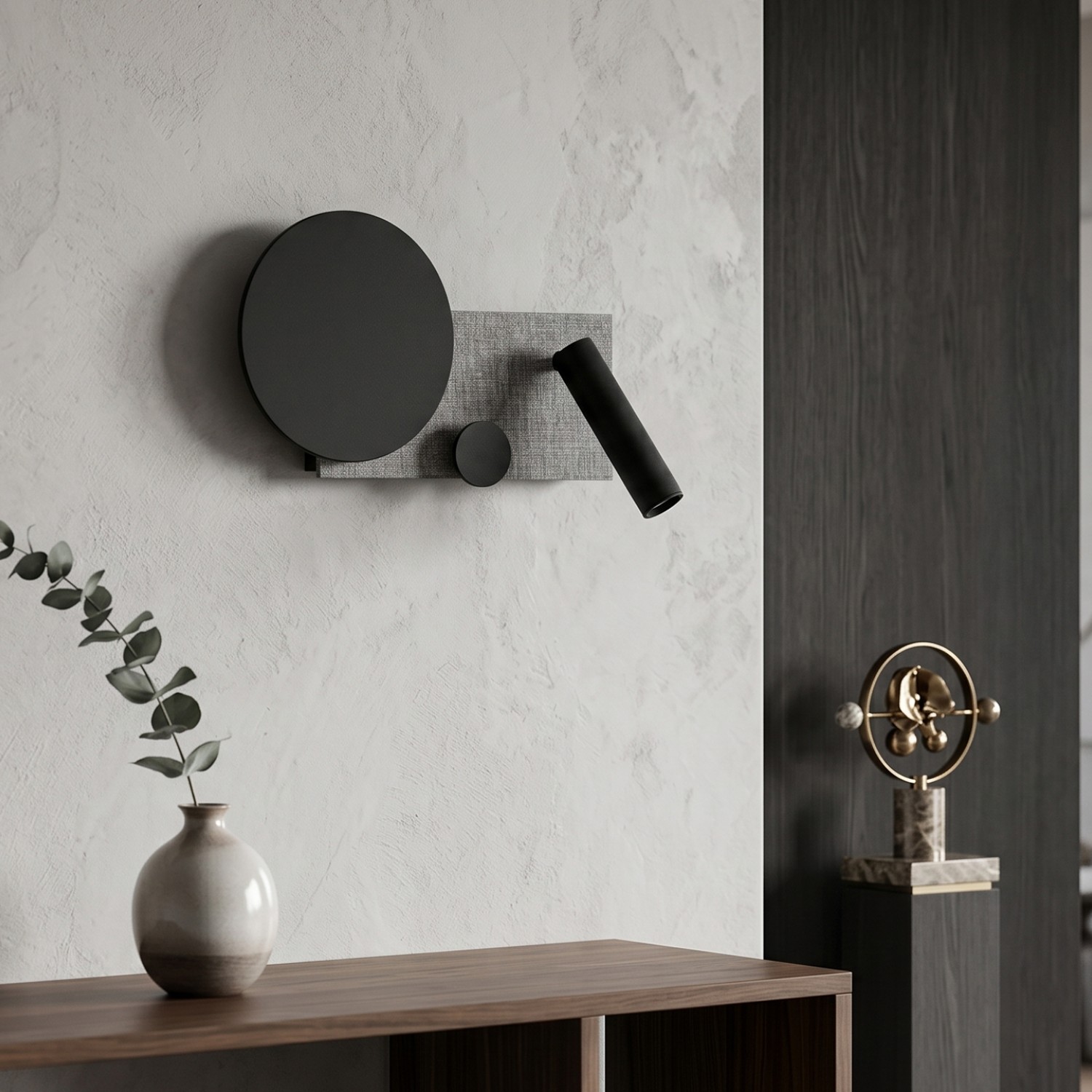 Снимка на Стенен аплик Moka с декоративна и насочена светлина