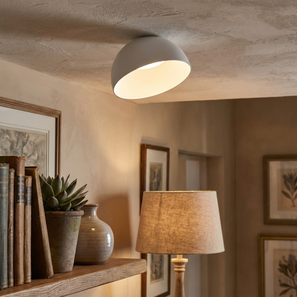 Снимка на LED плафониера тип купа Kimono | Асиметричен отвор | 3000K