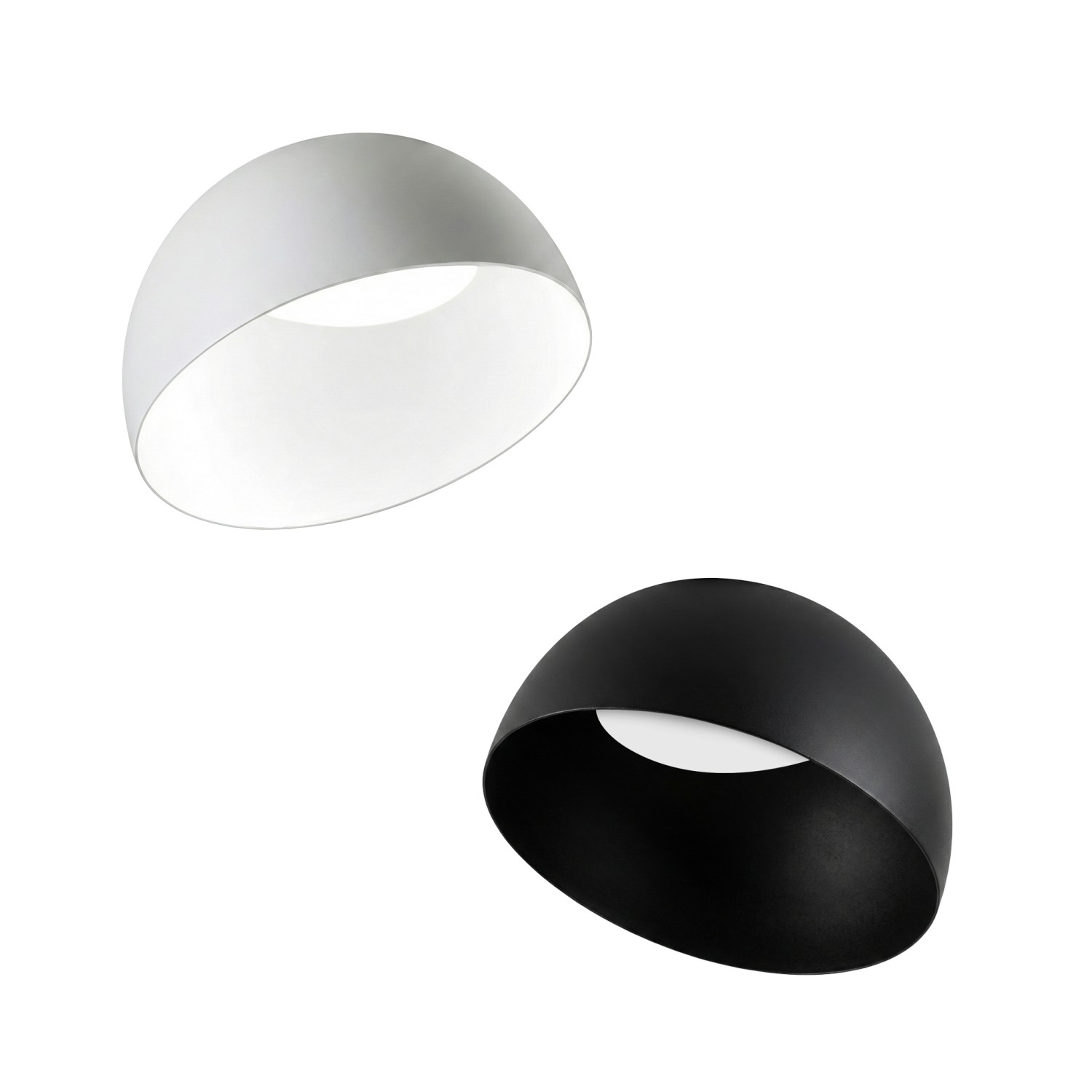 Снимка на LED плафониера тип купа Kimono | Асиметричен отвор | 3000K