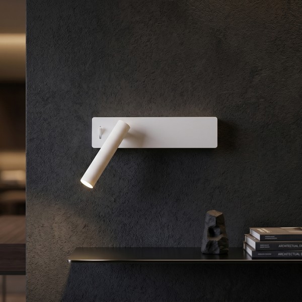 Снимка на Стенен аплик Kora с насочена светлина за четене и фоново осветление