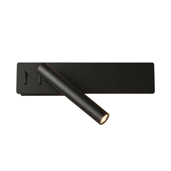 Снимка на Стенен аплик Kora с насочена светлина за четене и фоново осветление