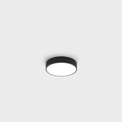 Кръгла LED плафониера Veny L | Ø50-60cm | Черен | 3000K