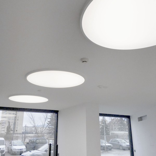 Детайлно изображение на Кръгла LED плафониера Veny M | Ø40-60cm | 3000K | Черна Снимка на Кръгла LED плафониера Veny M | Ø40-60cm | 3000K | Черна