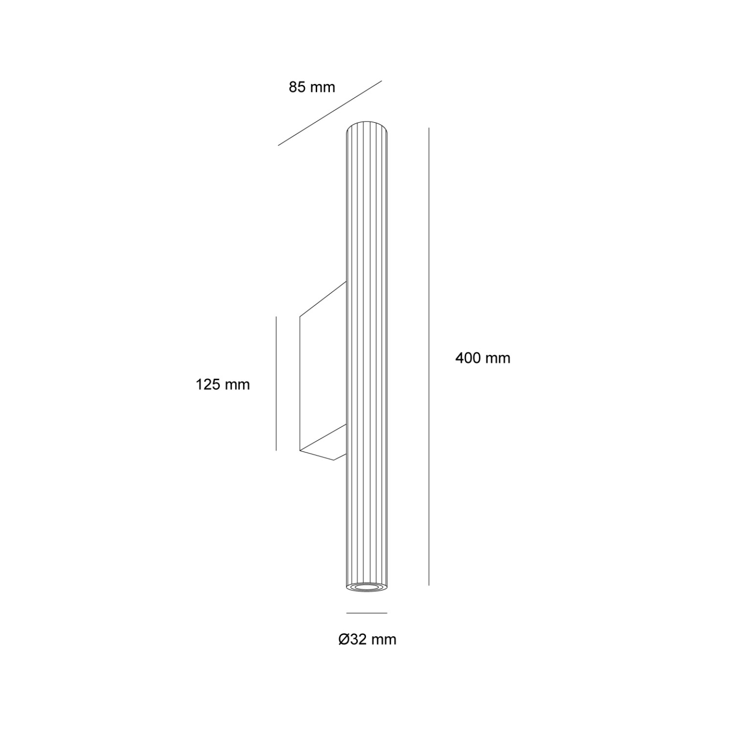 Снимка на Стенен LED плик Verso | Двупосочно светене | IP65 | 12W | 3000K