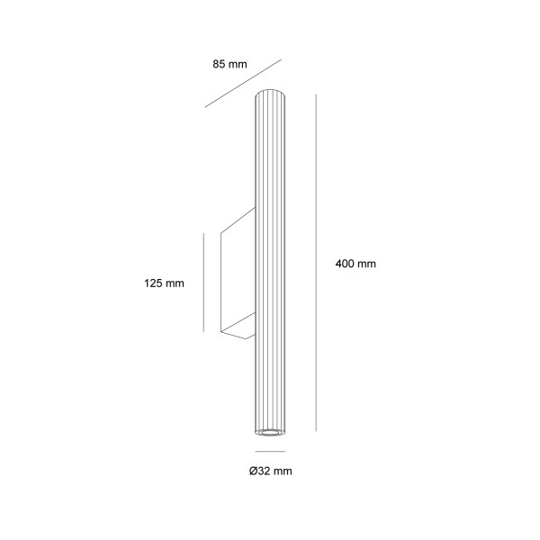Снимка на Стенен LED плик Verso | Двупосочно светене | IP65 | 12W | 3000K